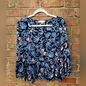 Women's Solitaire Bell Sleeve Top